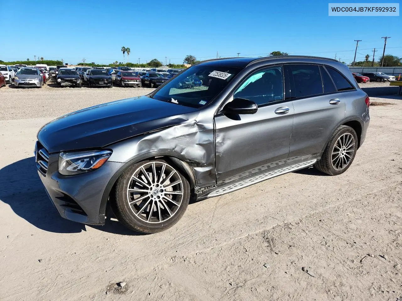 2019 Mercedes-Benz Glc 300 VIN WDC0G4JB7KF592932 фото 1