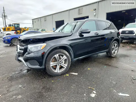 WDC0G4KB4KV165938 — 2019 Mercedes GLC, Передняя часть, фото до ремонта