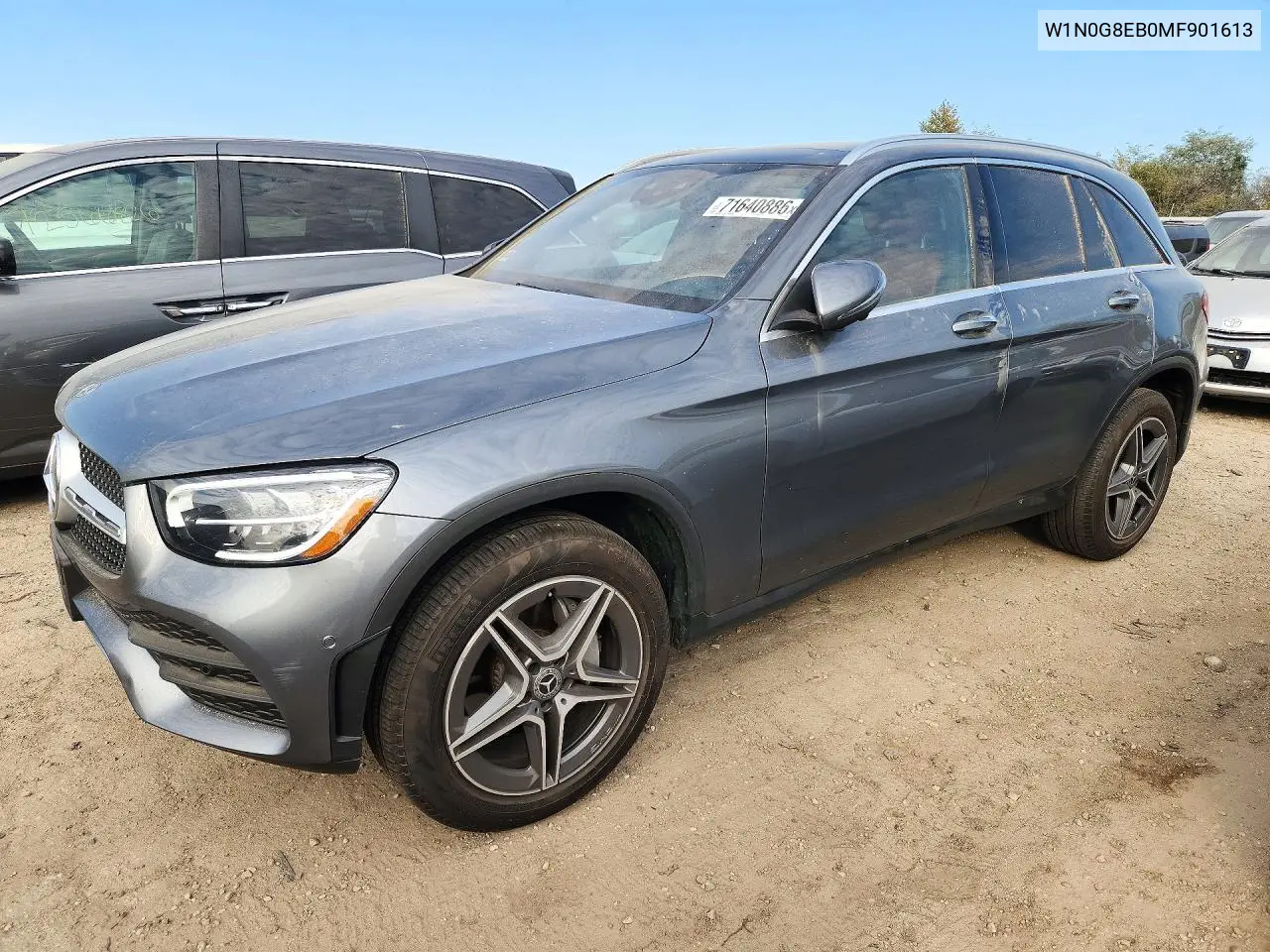 2021 Mercedes-Benz Glc 300 4Matic VIN W1N0G8EB0MF901613 фото 1