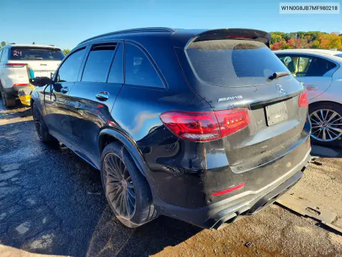 2021 Mercedes-Benz Glc 63 4Matic Amg VIN W1N0G8JB7MF980218 фото 2