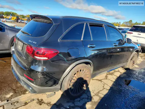 2021 Mercedes-Benz Glc 63 4Matic Amg VIN W1N0G8JB7MF980218 фото 3