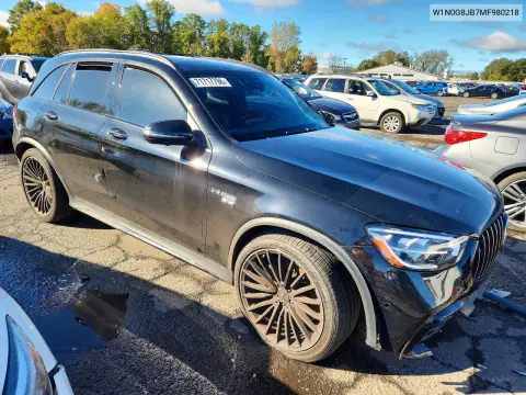 2021 Mercedes-Benz Glc 63 4Matic Amg VIN W1N0G8JB7MF980218 фото 4