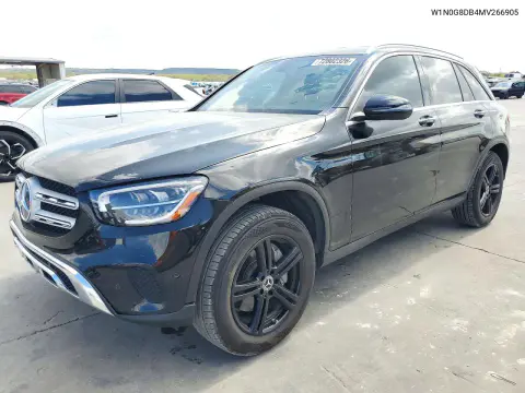 W1N0G8DB4MV266905 — 2021 Mercedes GLC, Задняя часть, фото до ремонта