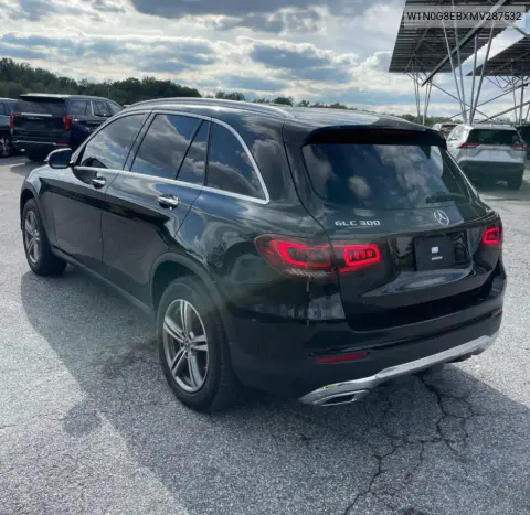 2021 Mercedes-Benz Glc 300 4Matic VIN W1N0G8EBXMV287532 фото 3