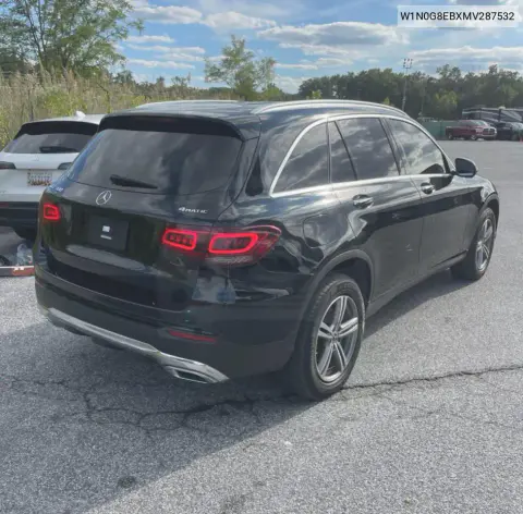2021 Mercedes-Benz Glc 300 4Matic VIN W1N0G8EBXMV287532 фото 4