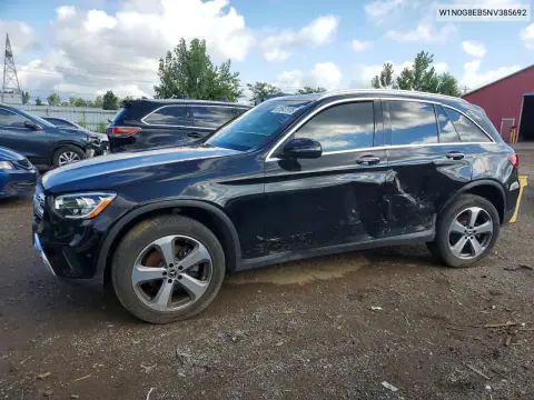 W1N0G8EB5NV385692 — 2022 Mercedes GLC, Сторона, фото до ремонта