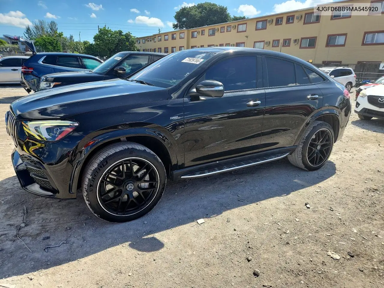 2021 Mercedes-Benz Gle Coupe Amg 53 4Matic VIN 4JGFD6BB9MA545920 фото 1