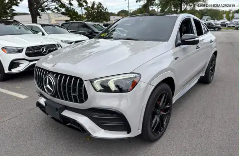 2021 Mercedes-Benz Gle Coupe Amg 53 4Matic VIN 4JGFD6BB3MA292819 фото 2