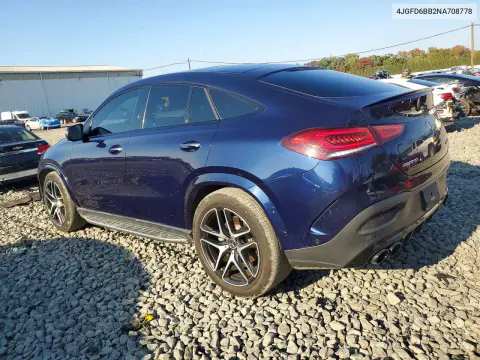2022 Mercedes-Benz Gle Coupe Amg 53 4Matic VIN 4JGFD6BB2NA708778 фото 2