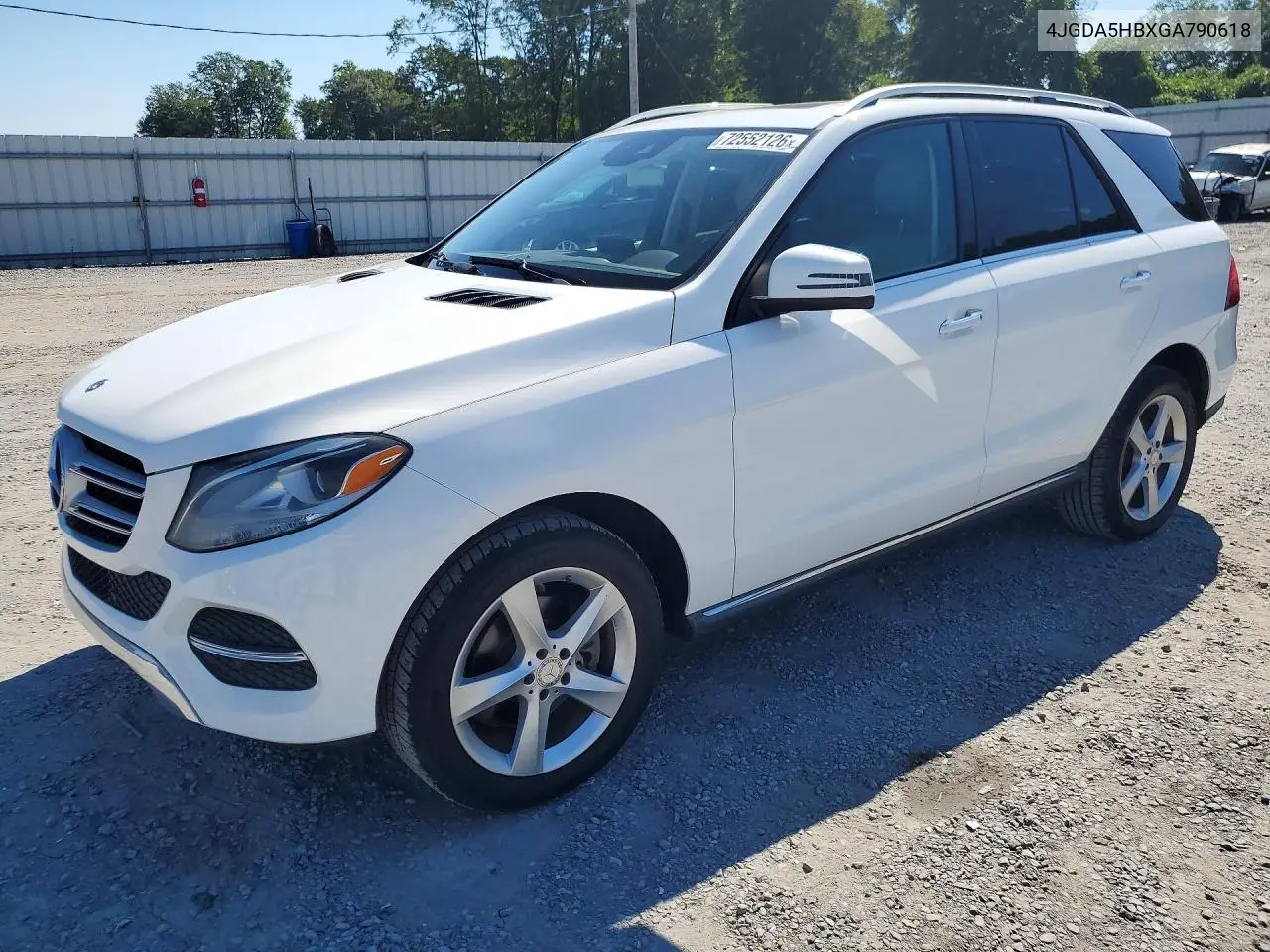 2016 Mercedes-Benz Gle 350 4Matic VIN 4JGDA5HBXGA790618 фото 1