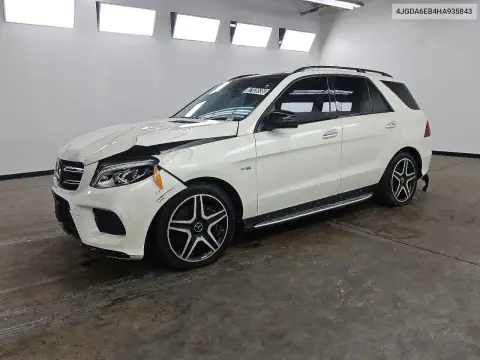 4JGDA6EB4HA935843 — 2017 Mercedes GLE, Передняя часть, фото до ремонта