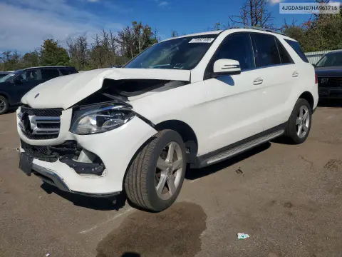 4JGDA5HB7HA961715 — 2017 Mercedes GLE, Передняя часть, фото до ремонта