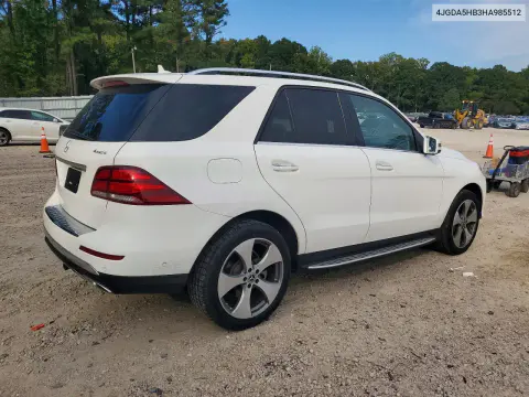 2017 Mercedes-Benz Gle 350 4Matic VIN 4JGDA5HB3HA985512 фото 3