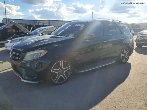 4JGDA6EB3HA906494 — 2017 Mercedes GLE, Мелкие вмятины и царапины, фото до ремонта