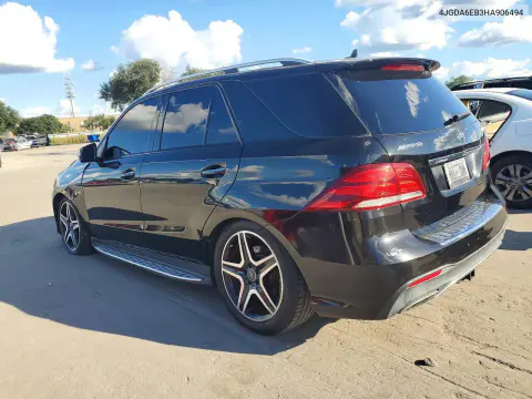 2017 Mercedes-Benz Gle 43 Amg VIN 4JGDA6EB3HA906494 фото 2