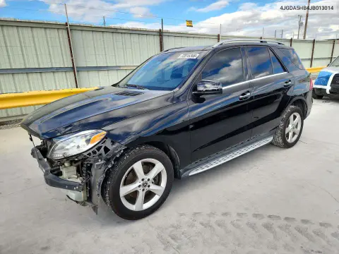4JGDA5HB4JB013014 — 2018 Mercedes GLE, Передняя часть, фото до ремонта