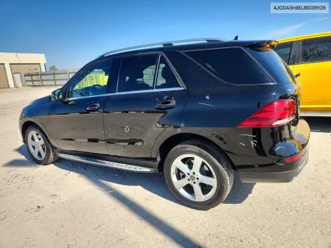 2018 Mercedes-Benz Gle 350 4Matic VIN 4JGDA5HB0JB038928 фото 2