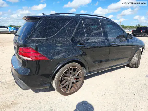 2019 Mercedes-Benz Gle 63 Amg-S 4Matic VIN 4JGDA7FB3KB193960 фото 3