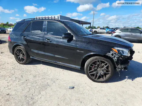 2019 Mercedes-Benz Gle 63 Amg-S 4Matic VIN 4JGDA7FB3KB193960 фото 4