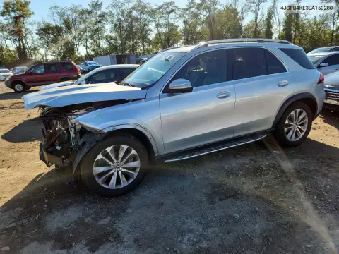 4JGFB4KE3LA150280 — 2020 Mercedes GLE, Передняя часть, фото до ремонта