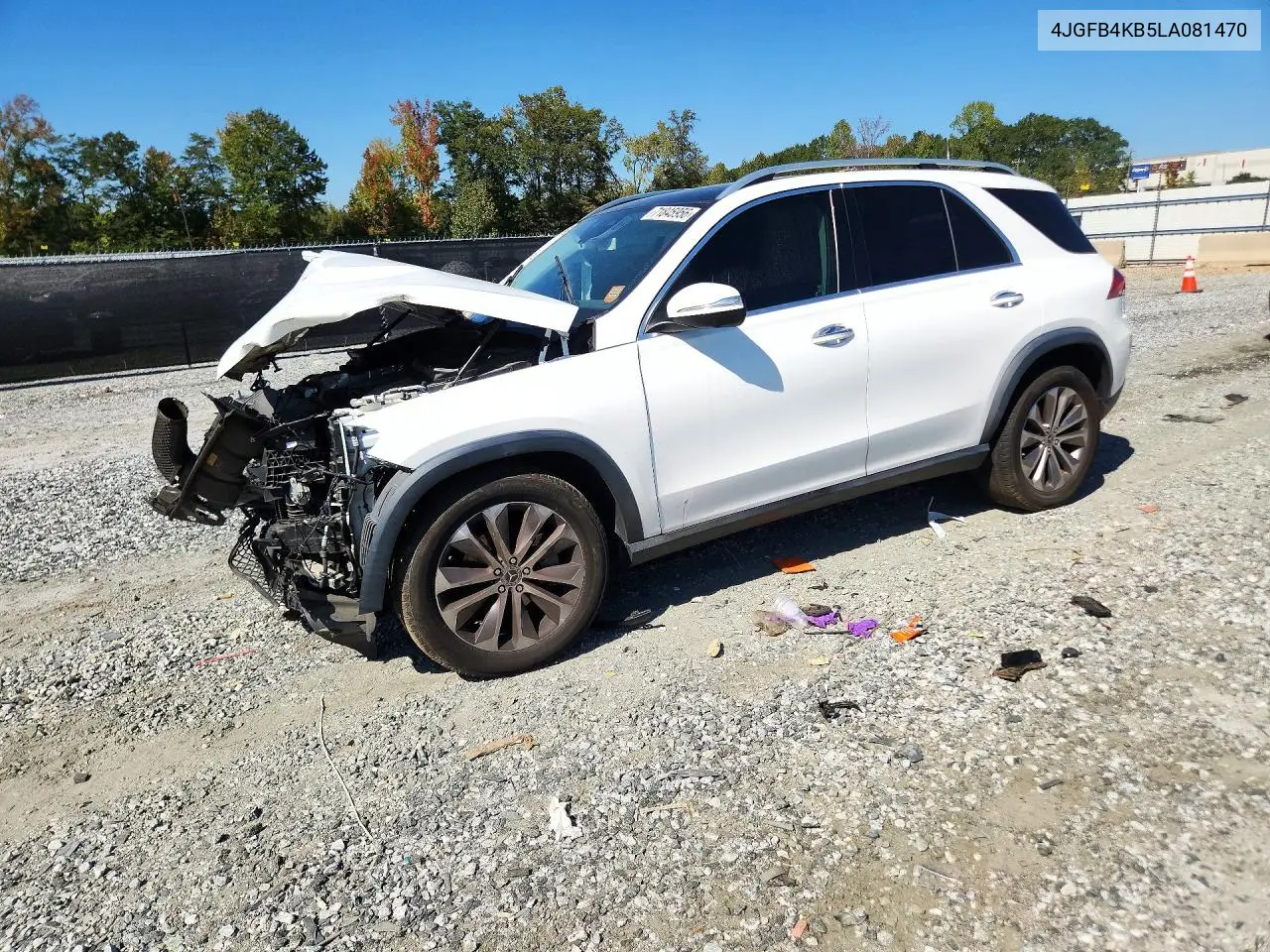 2020 Mercedes-Benz Gle 350 4Matic VIN 4JGFB4KB5LA081470 фото 1