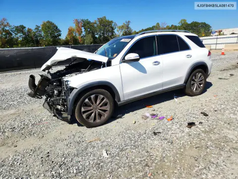 2020 Mercedes-Benz Gle 350 4Matic VIN 4JGFB4KB5LA081470 фото 1