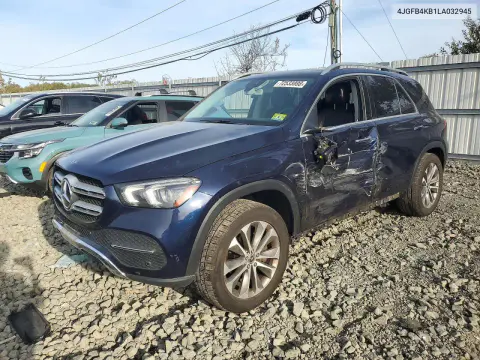 4JGFB4KB1LA032945 — 2020 Mercedes GLE, Сторона, фото до ремонта