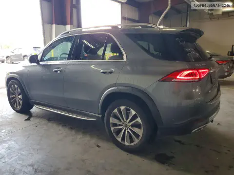 2022 Mercedes-Benz Gle 350 VIN 4JGFB4JB6NA642246 фото 2