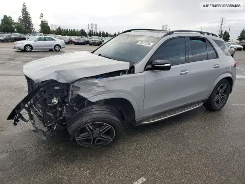 4JGFB4EB1SB358488 — 2025 Mercedes GLE, Передняя часть, фото до ремонта