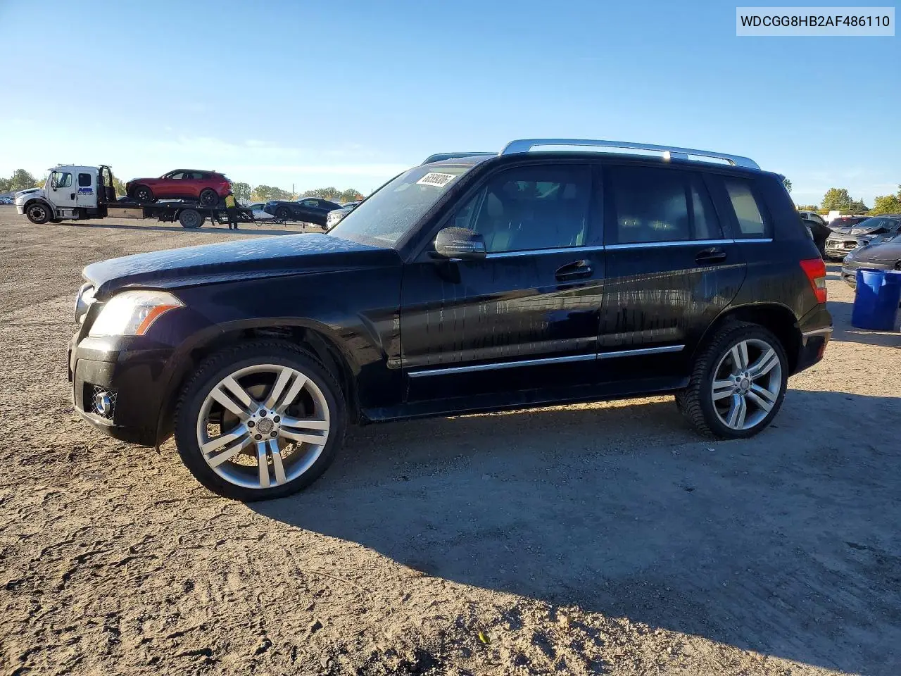 WDCGG8HB2AF486110 Mercedes GLK-Klasse 2010 — повреждение Задняя часть, фото до ремонта