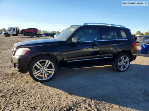 WDCGG8HB2AF486110 — 2010 Mercedes GLK-Klasse, Задняя часть, фото до ремонта
