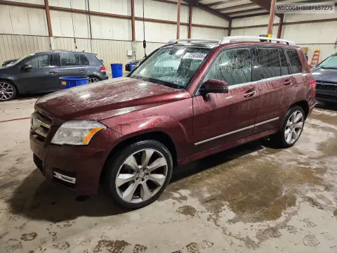 WDCGG8HB0BF657275 — 2011 Mercedes GLK-Klasse, Передняя часть, фото до ремонта