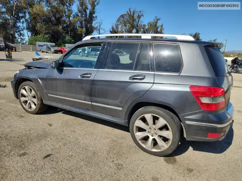 2011 Mercedes-Benz Glk 350 VIN WDCGG5GB0BF692592 фото 2