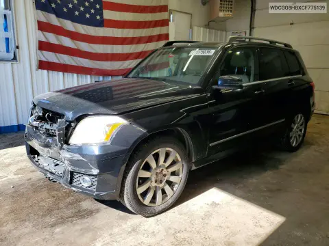 WDCGG8HBXCF775139 — 2012 Mercedes GLK-Klasse, Передняя часть, фото до ремонта