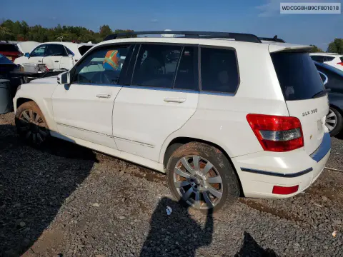 2012 Mercedes-Benz Glk 350 4Matic VIN WDCGG8HB9CF801018 фото 2