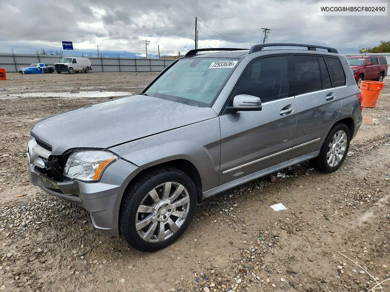 2012 Mercedes-Benz Glk 350 4Matic VIN WDCGG8HB5CF802490 фото 1