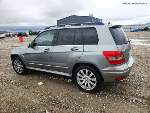 2012 Mercedes-Benz Glk 350 4Matic VIN WDCGG8HB5CF802490 фото 2