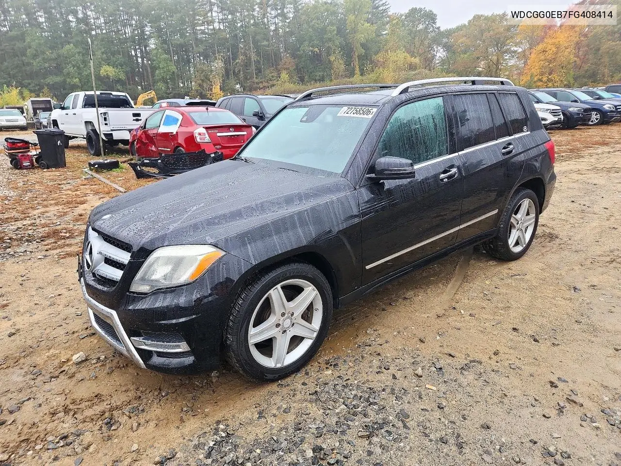 2015 Mercedes-Benz Glk 250 Bluetec VIN WDCGG0EB7FG408414 фото 1