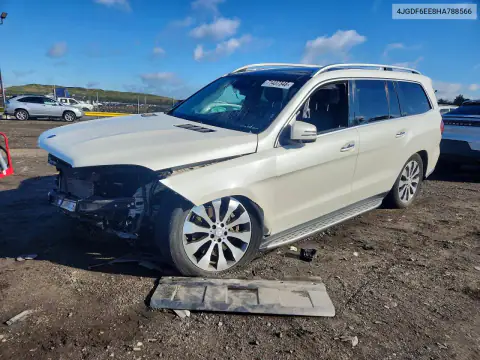 4JGDF6EE8HA788566 — 2017 Mercedes GLS-Klasse, Передняя часть, фото до ремонта