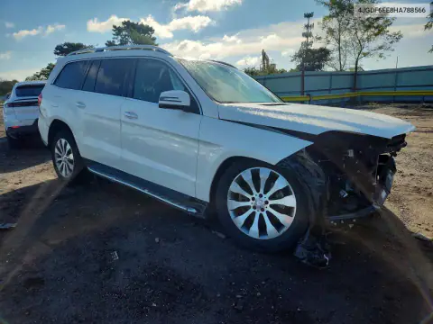 4JGDF6EE8HA788566 — 2017 Mercedes GLS-Klasse, фото 4 с аукциона Copart 16.10.2026, Передняя часть