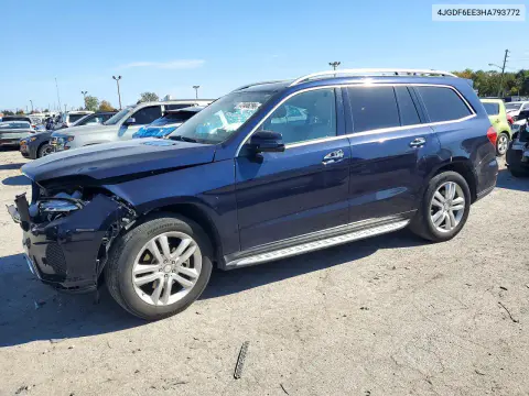4JGDF6EE3HA793772 — 2017 Mercedes GLS-Klasse, Передняя часть, фото до ремонта