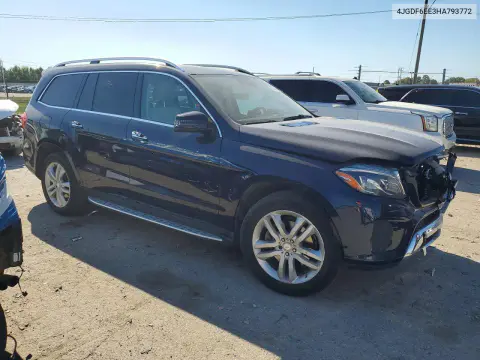 2017 Mercedes-Benz Gls 450 4Matic VIN 4JGDF6EE3HA793772 фото 4