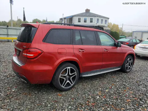 2018 Mercedes-Benz Gls 550 4Matic VIN 4JGDF7DE9JB083914 фото 3