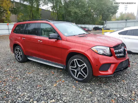 2018 Mercedes-Benz Gls 550 4Matic VIN 4JGDF7DE9JB083914 фото 4
