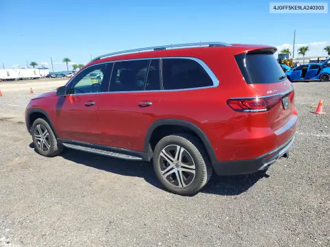2020 Mercedes-Benz Gls 450 4Matic VIN 4JGFF5KE9LA240303 фото 2