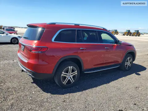 2020 Mercedes-Benz Gls 450 4Matic VIN 4JGFF5KE9LA240303 фото 3