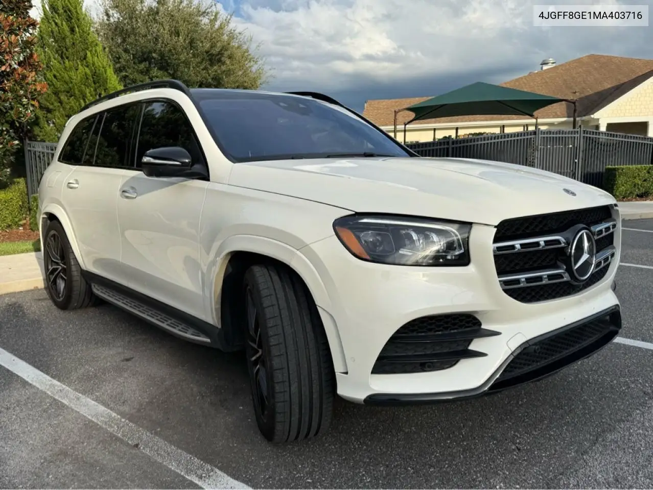 2021 Mercedes-Benz Gls 580 4Matic VIN 4JGFF8GE1MA403716 фото 1
