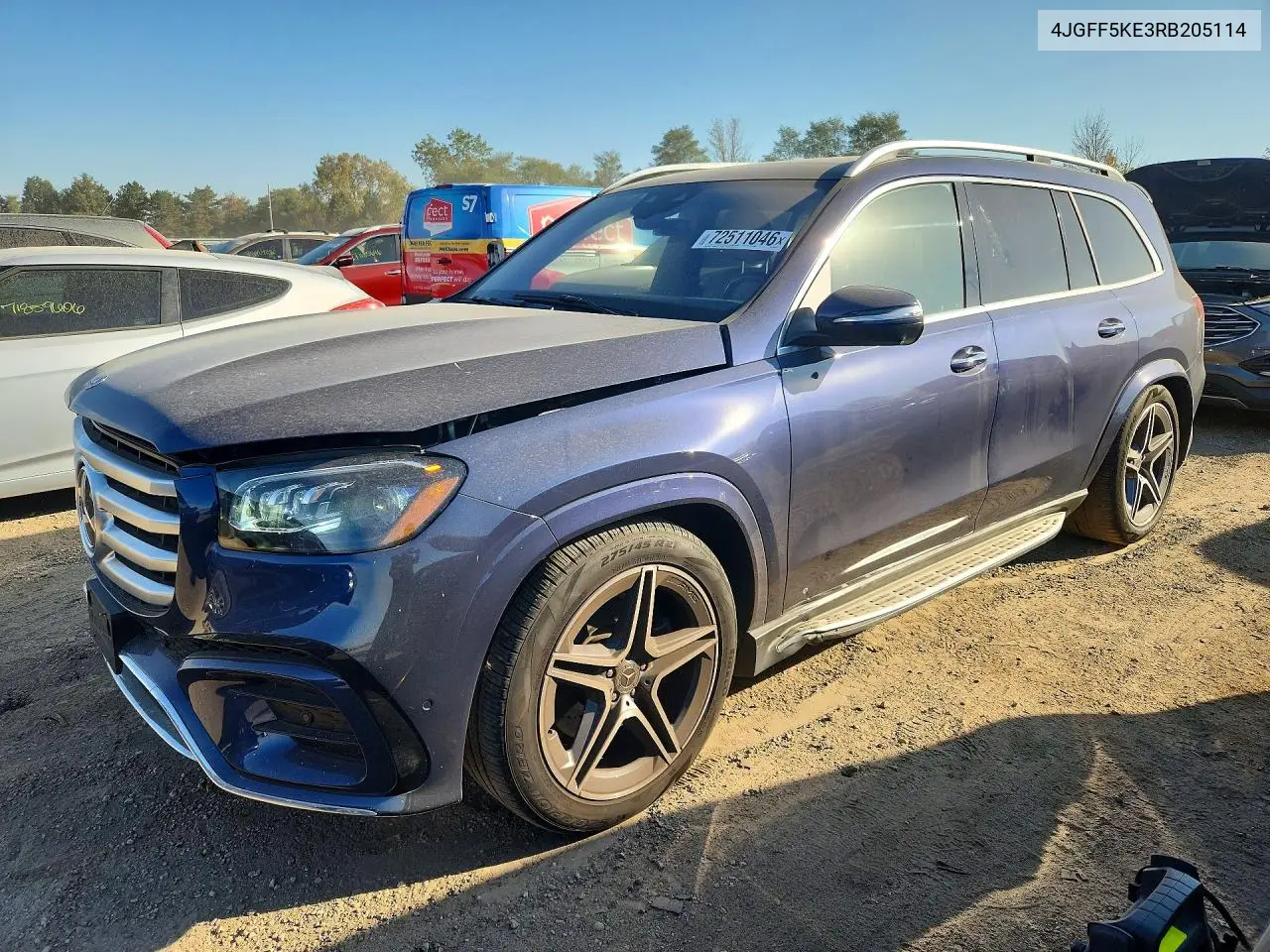2024 Mercedes-Benz Gls 450 4Matic VIN 4JGFF5KE3RB205114 фото 1