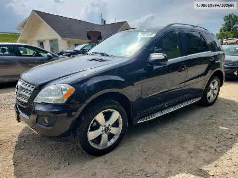 4JGBB8GB9AA533688 — 2010 Mercedes M-Klasse, Град, фото до ремонта