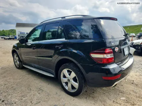 2010 Mercedes-Benz Ml 350 4Matic VIN 4JGBB8GB9AA533688 фото 2